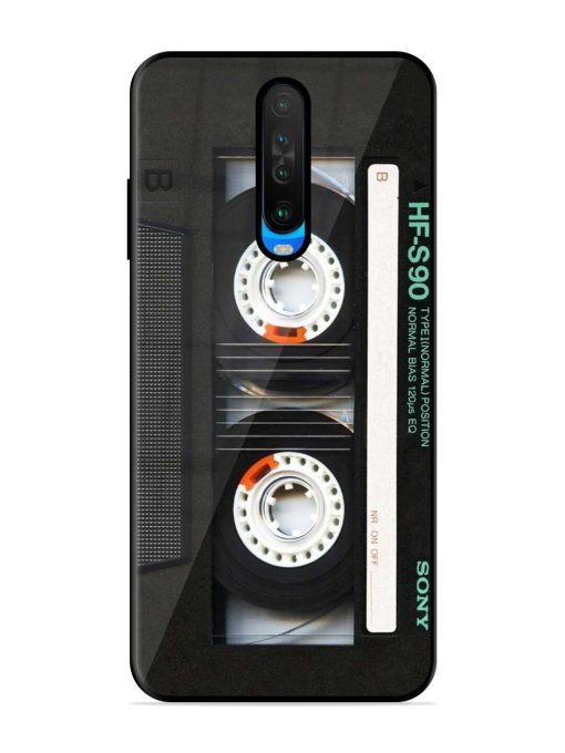 Sony Hf-S90 Cassette Glossy Metal Phone Cover for Poco X2 Zapvi