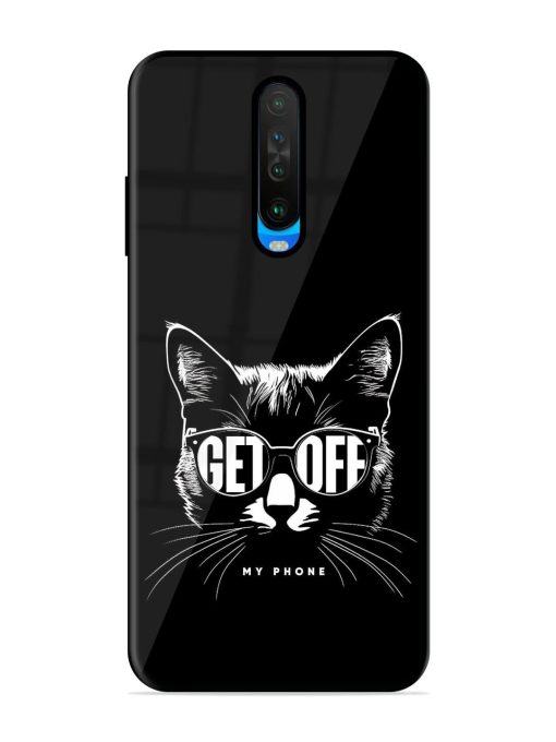 Get Off Glossy Metal TPU Phone Cover for Poco X2 Zapvi