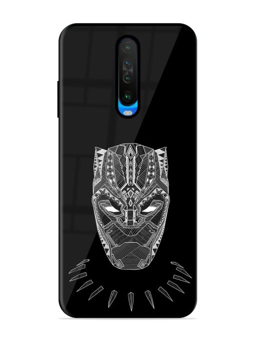 Fictional Art Glossy Metal Phone Cover for Poco X2 Zapvi