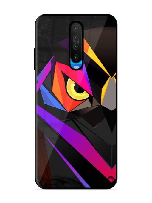 Wpap Owl Glossy Metal Phone Cover for Poco X2 Zapvi