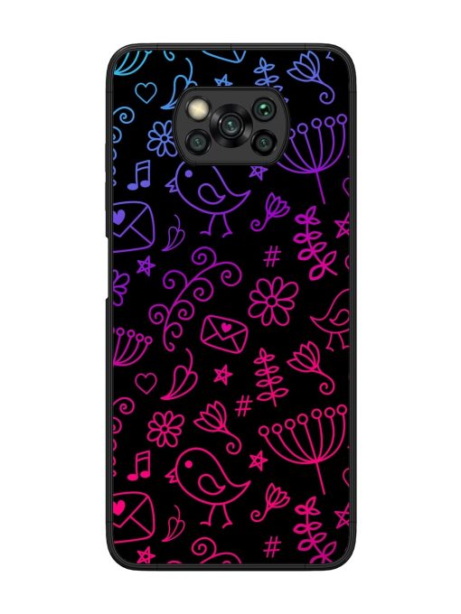 Cool Girly Glossy Metal Phone Cover for Poco X3 Zapvi