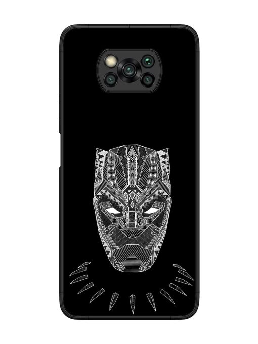 Fictional Art Glossy Metal Phone Cover for Poco X3 Zapvi