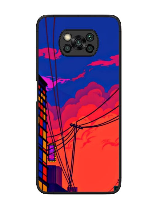 Sky At Morning Glossy Metal Phone Cover for Poco X3