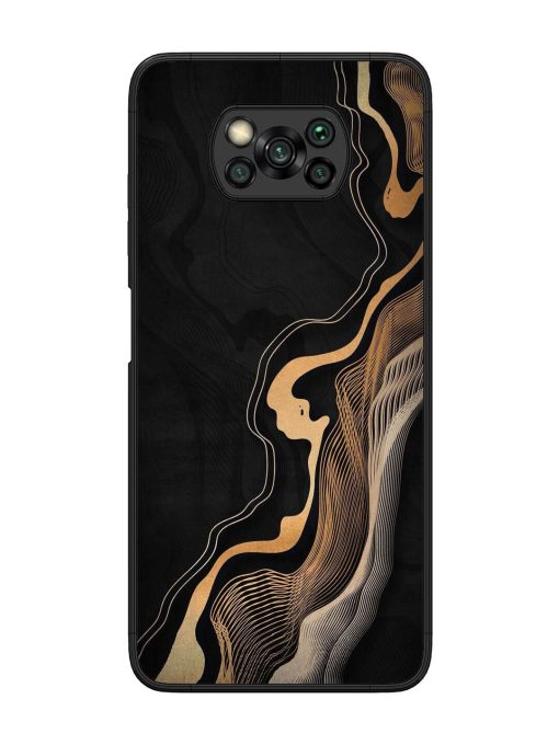 Abstract Art Glossy Metal TPU Phone Cover for Poco X3 Pro Zapvi