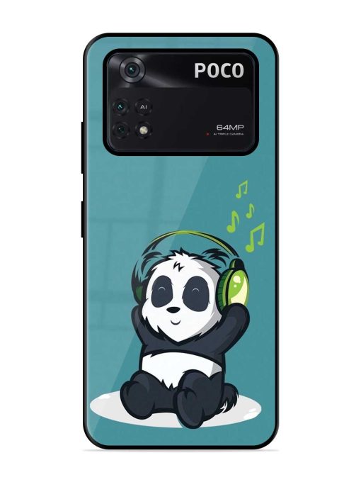 Music Panda Glossy Metal Phone Cover for Poco X4 Pro (5G) Zapvi