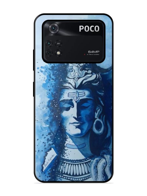 Shiv Art Glossy Metal Phone Cover for Poco X4 Pro (5G) Zapvi