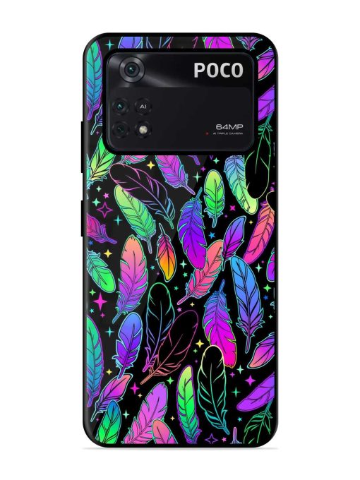 Bright Multi Colored Seamless Glossy Metal Phone Cover for Poco X4 Pro (5G) Zapvi