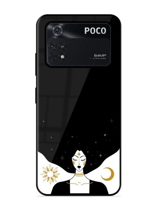 Mystical Vector Vintage Glossy Metal TPU Phone Cover for Poco X4 Pro (5G) Zapvi