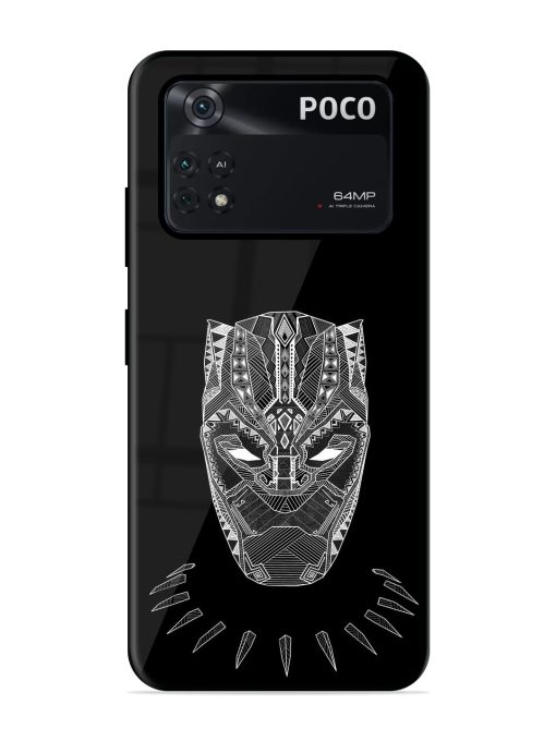 Fictional Art Glossy Metal Phone Cover for Poco X4 Pro (5G) Zapvi