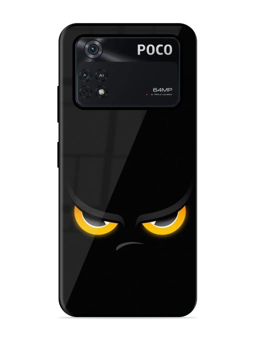 Cartoon Eye Glossy Metal Phone Cover for Poco X4 Pro (5G) Zapvi