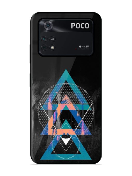 Indie Cross Glossy Metal Phone Cover for Poco X4 Pro (5G) Zapvi