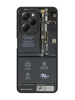 Phone Insider Glossy Metal Phone Cover for Poco X5 Pro (5G)