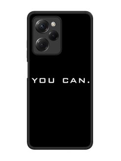 You Can Glossy Metal Phone Cover for Poco X5 Pro (5G)