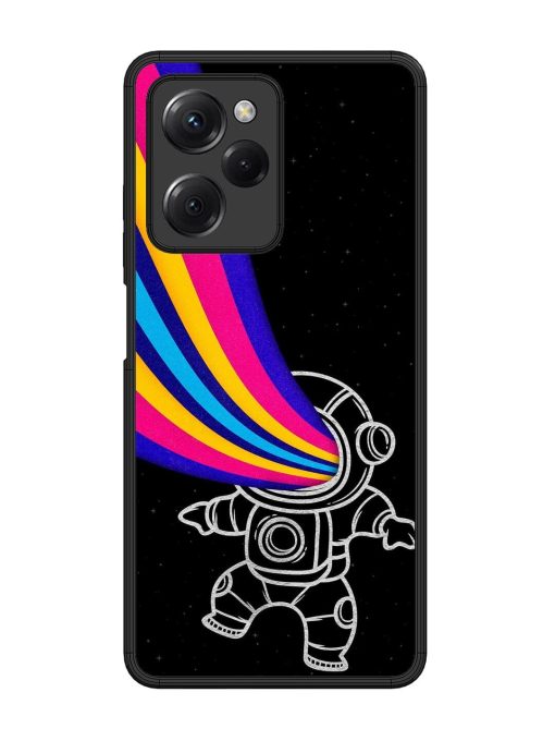 Astronaut Glossy Metal TPU Phone Cover for Poco X5 Pro (5G) Zapvi