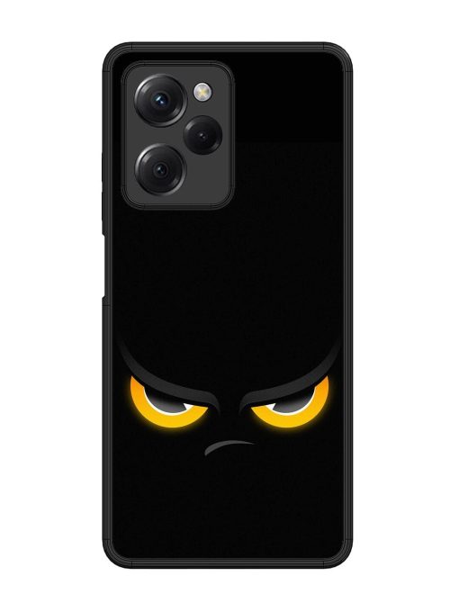 Scary Yellow Eye Glossy Metal TPU Phone Cover for Poco X5 Pro (5G)