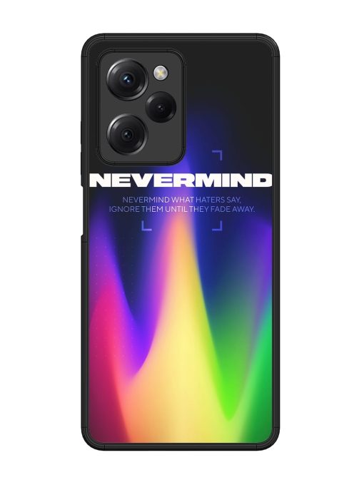 Nevermind Glossy Metal Phone Cover for Poco X5 Pro (5G) Zapvi