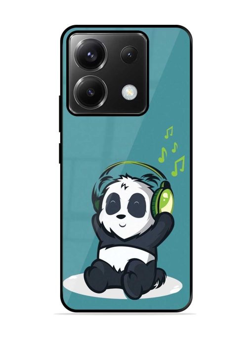 Music Panda Glossy Metal Phone Cover for Poco X6 (5G) Zapvi