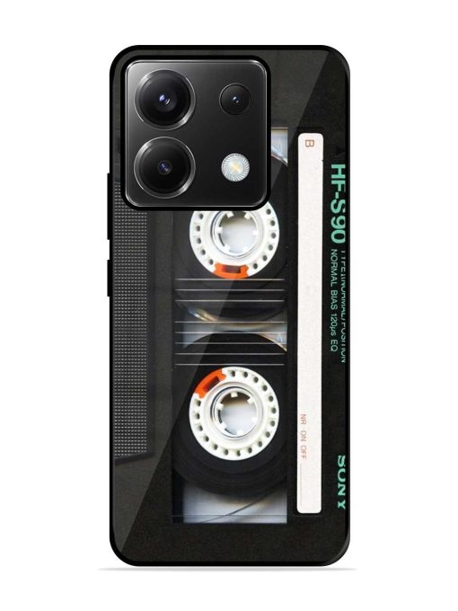 Sony Hf-S90 Cassette Glossy Metal Phone Cover for Poco X6 (5G) Zapvi