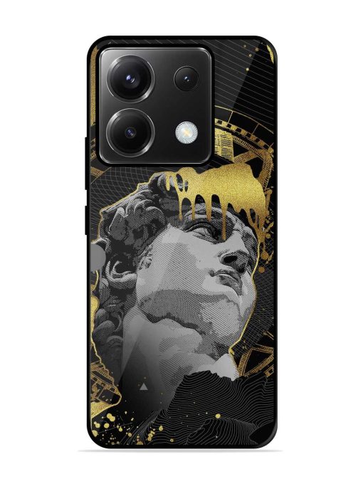 Roman Face Glossy Metal Phone Cover for Poco X6 (5G) Zapvi