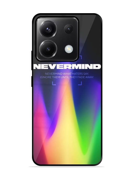 Nevermind Glossy Metal Phone Cover for Poco X6 (5G)