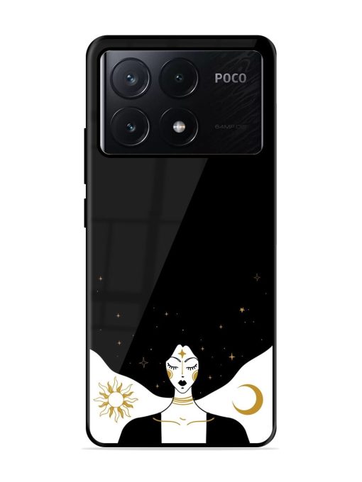 Mystical Vector Vintage Glossy Metal TPU Phone Cover for Poco X6 Pro (5G) Zapvi