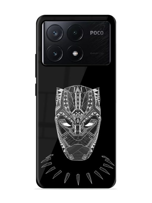 Fictional Art Glossy Metal Phone Cover for Poco X6 Pro (5G) Zapvi