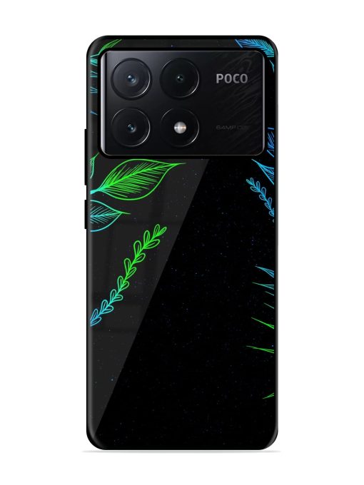 Aesthetic Neon Glossy Metal Phone Cover for Poco X6 Pro (5G) Zapvi