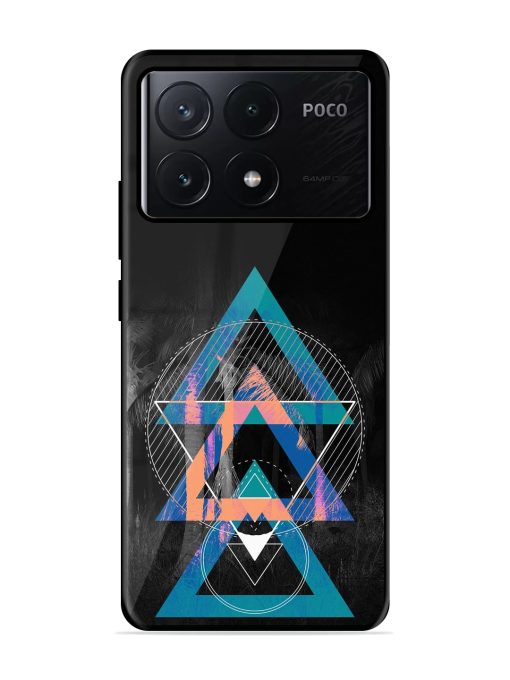 Indie Cross Glossy Metal Phone Cover for Poco X6 Pro (5G) Zapvi