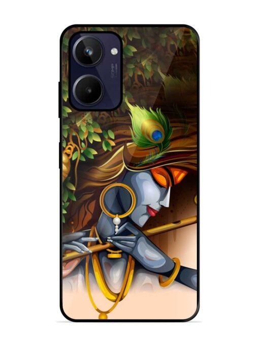 Krishna Glossy Metal Phone Cover for Realme 10