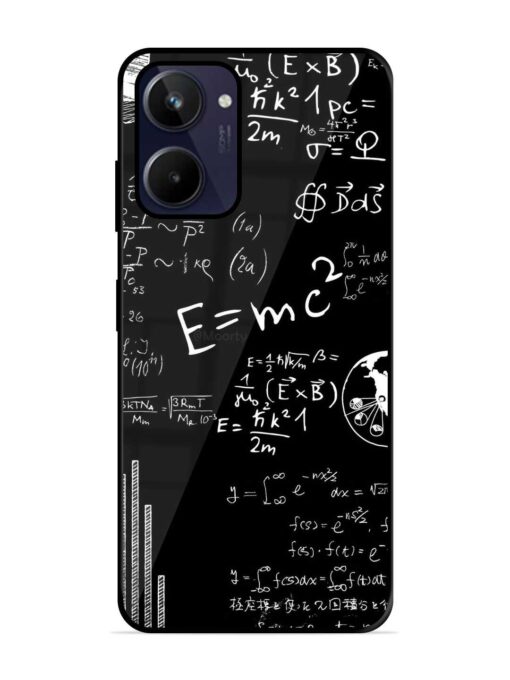 E=Mc2 Mass?Energy Equivalence Glossy Metal Phone Cover for Realme 10