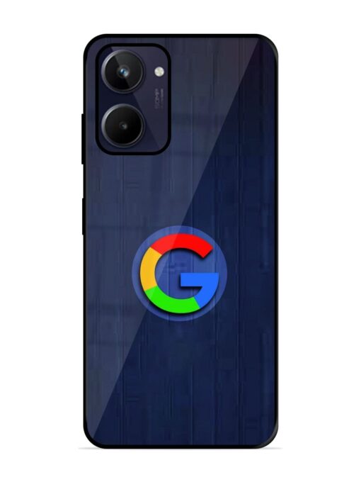 Google Logo Printed Glossy Metal TPU Phone Cover for Realme 10