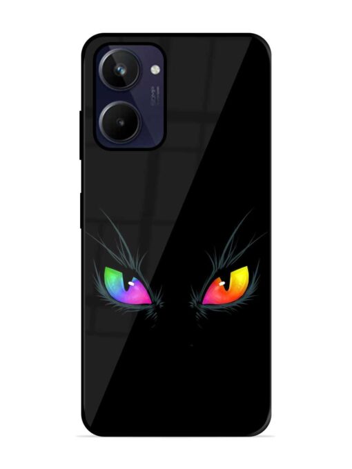 Cat Eyes Glossy Metal Phone Cover for Realme 10