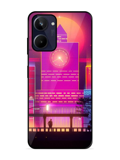 Clock Tower Glossy Metal TPU Phone Cover for Realme 10