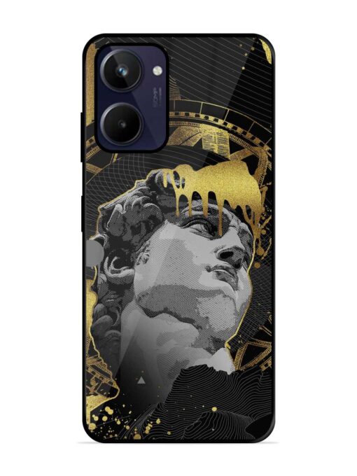 Roman Face Glossy Metal Phone Cover for Realme 10