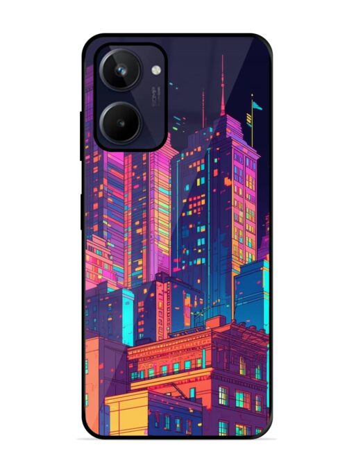 City View Glossy Metal Phone Cover for Realme 10