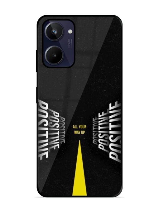 All Your Way Up Positive Glossy Metal Phone Cover for Realme 10 Zapvi