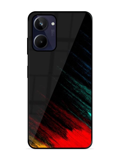 Color Pattern Glossy Metal Phone Cover for Realme 10