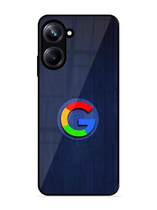 Google Logo Printed Glossy Metal TPU Phone Cover for Realme 10 Pro (5G) Zapvi