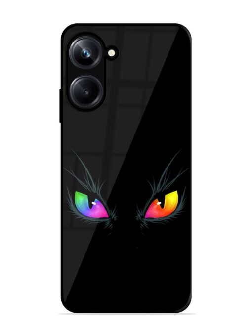 Cat Eyes Glossy Metal Phone Cover for Realme 10 Pro (5G)