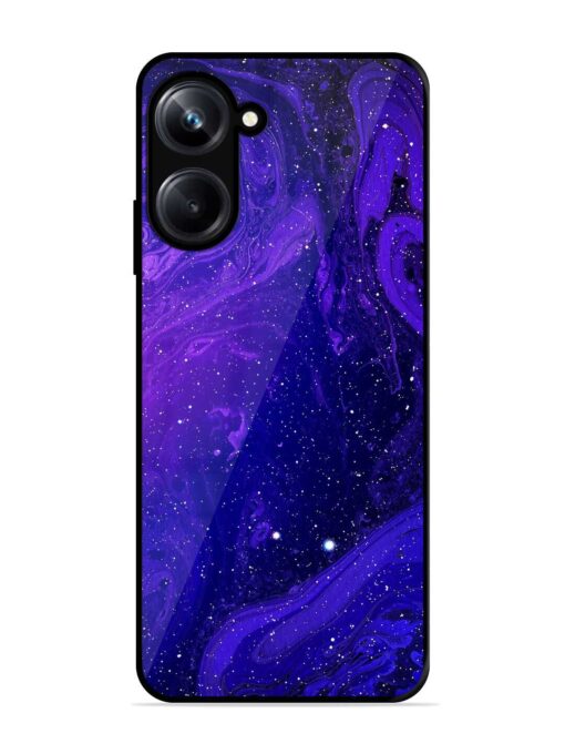 Galaxy Acrylic Abstract Art Glossy Metal Phone Cover for Realme 10 Pro (5G) Zapvi