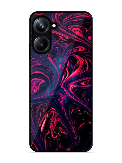 Abstract Background Glossy Metal Phone Cover for Realme 10 Pro (5G)