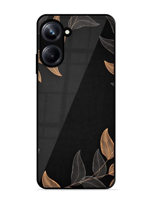 Foliage Art Glossy Metal Phone Cover for Realme 10 Pro (5G) Zapvi