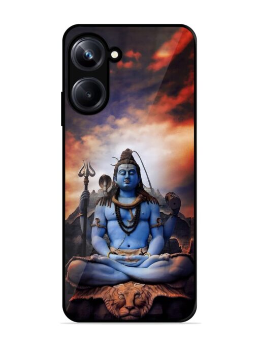 Jai Jai Shiv Glossy Metal Phone Cover for Realme 10 Pro (5G)