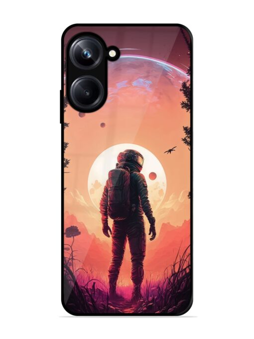 Red Sky At Morning Glossy Metal Phone Cover for Realme 10 Pro (5G) Zapvi