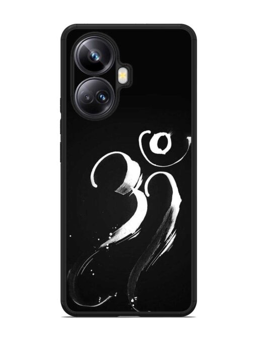 Om Logo Glossy Metal Phone Cover for Realme 10 Pro Plus (5G) Zapvi