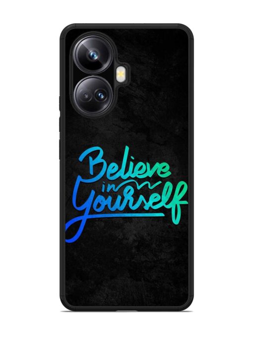 Believe In Yourself Glossy Metal Phone Cover for Realme 10 Pro Plus (5G) Zapvi