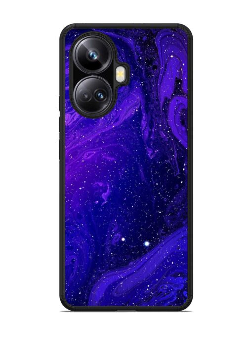 Galaxy Acrylic Abstract Art Glossy Metal Phone Cover for Realme 10 Pro Plus (5G) Zapvi