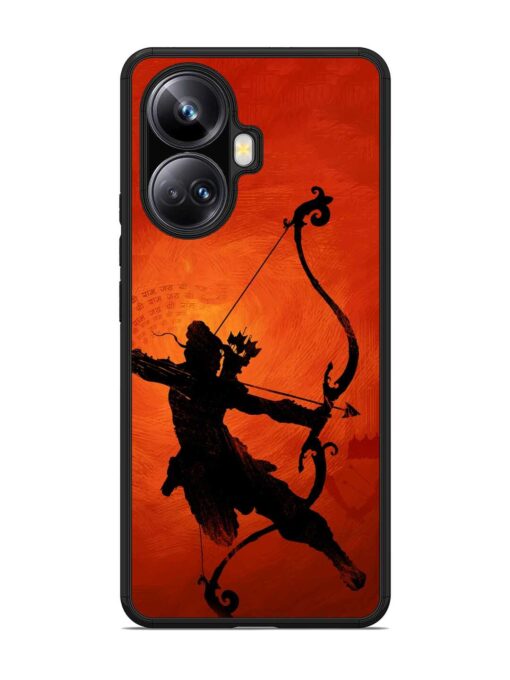 Illustration Lord Rama Glossy Metal Phone Cover for Realme 10 Pro Plus (5G) Zapvi