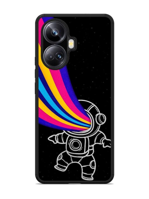 Astronaut Glossy Metal TPU Phone Cover for Realme 10 Pro Plus (5G) Zapvi