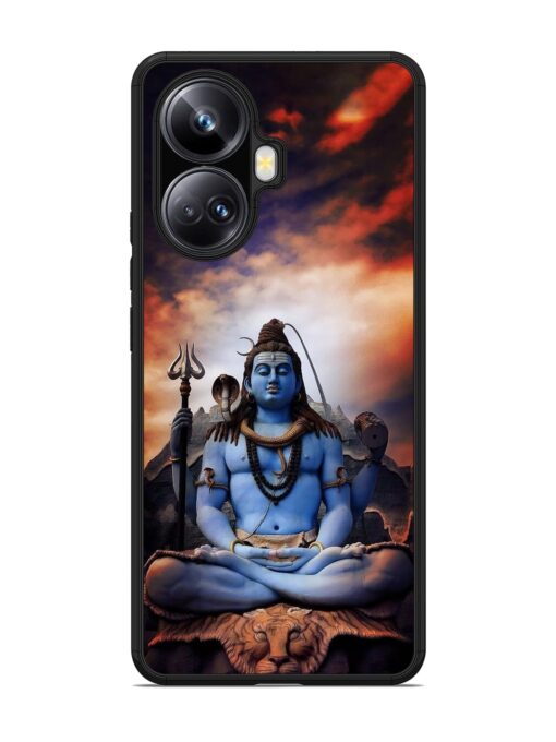 Jai Jai Shiv Glossy Metal Phone Cover for Realme 10 Pro Plus (5G) Zapvi